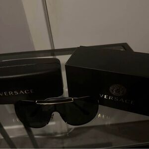 Versace Black and Gold Visors